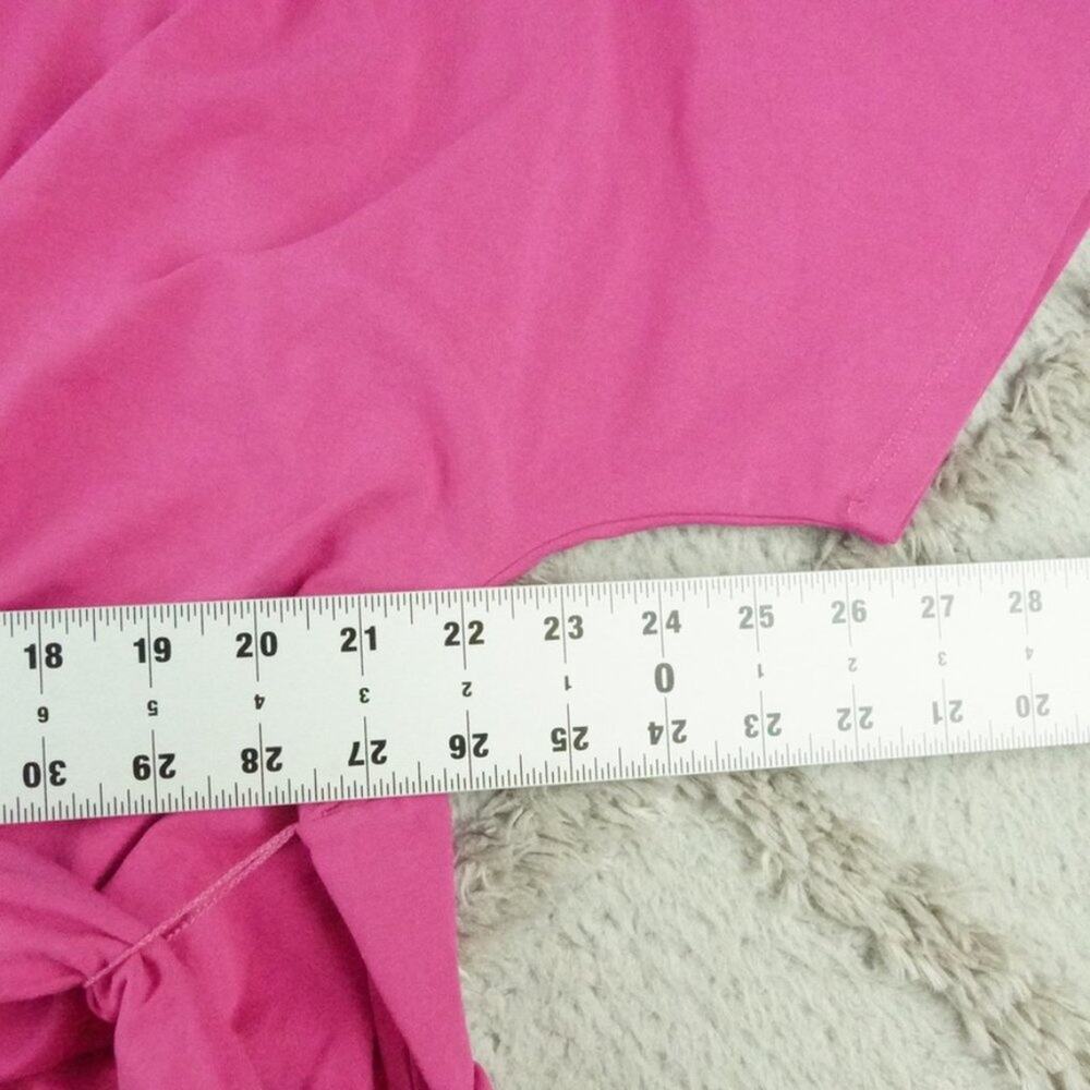 Eloquii Pink Tie-Front Dress Size 14 - Picture 9 of 15